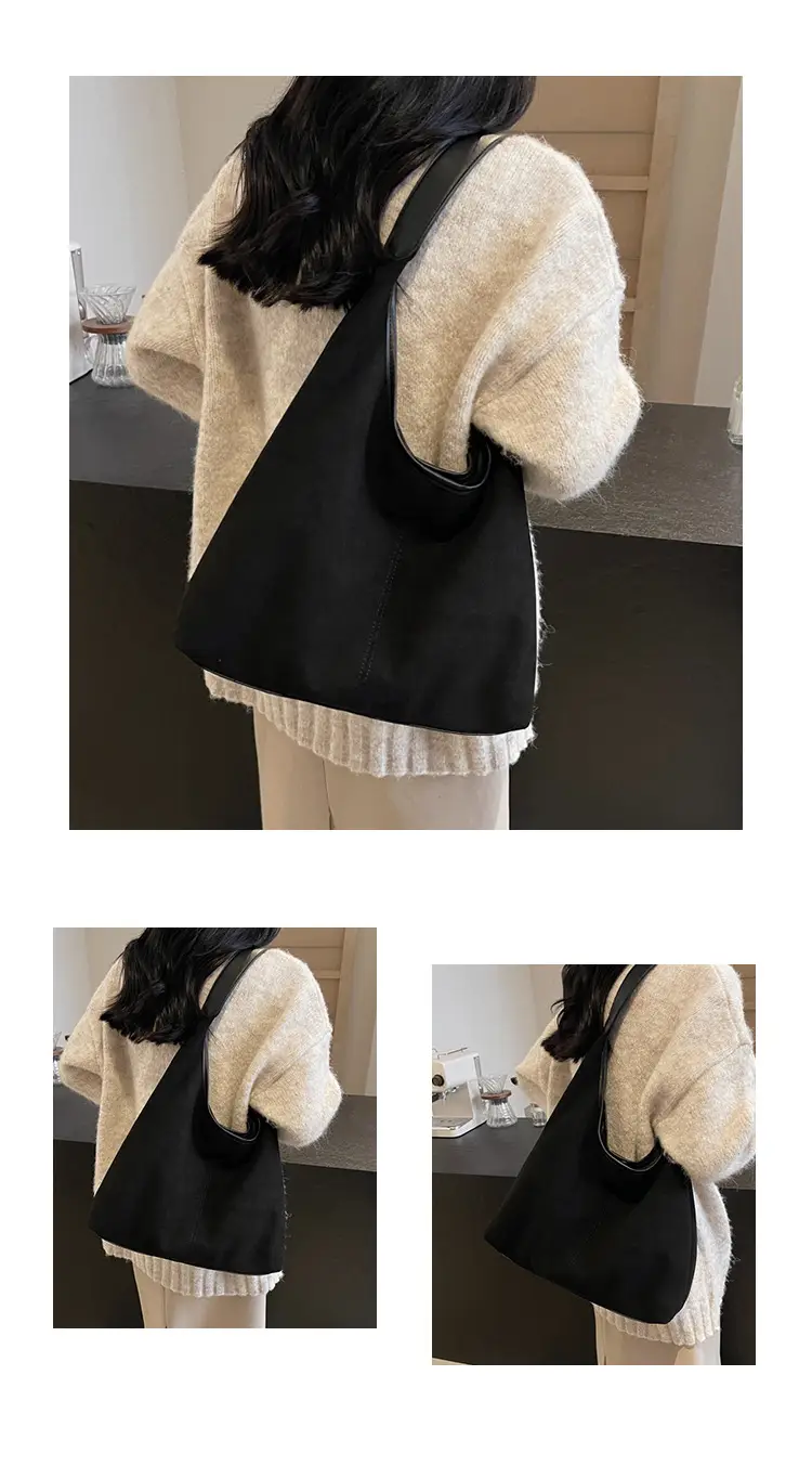 Women's Suede Shoulder Bag Large Capacity 2024 — feature 10