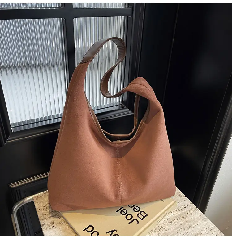 Women's Suede Shoulder Bag Large Capacity 2024 — feature 13