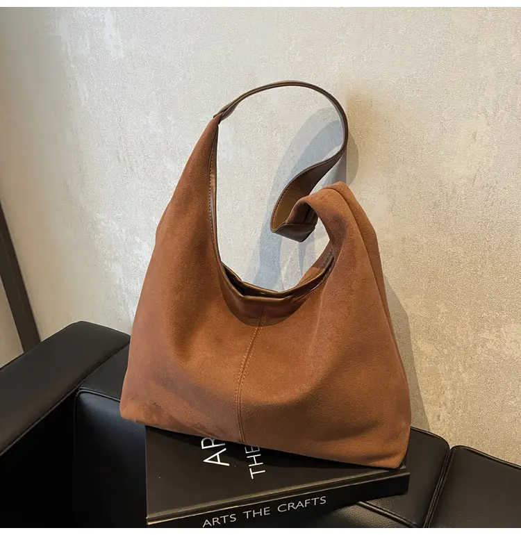 Women's Suede Shoulder Bag Large Capacity 2024 — feature 15