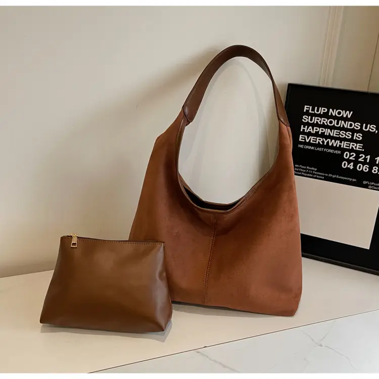 Women's Suede Shoulder Bag Large Capacity 2024 — feature 22