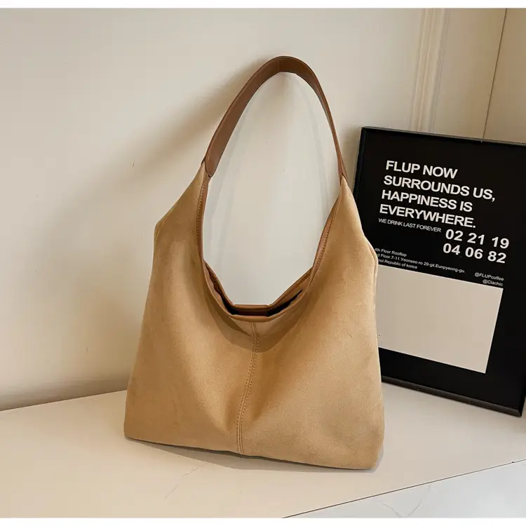 Women's Suede Shoulder Bag Large Capacity 2024 — feature 23