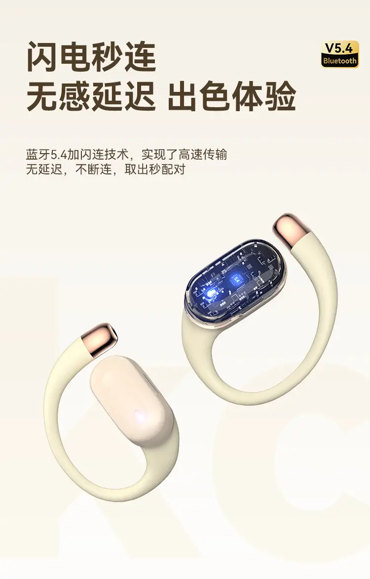 Cross-border OWS08 Wireless Bluetooth Headset Gold — feature 12