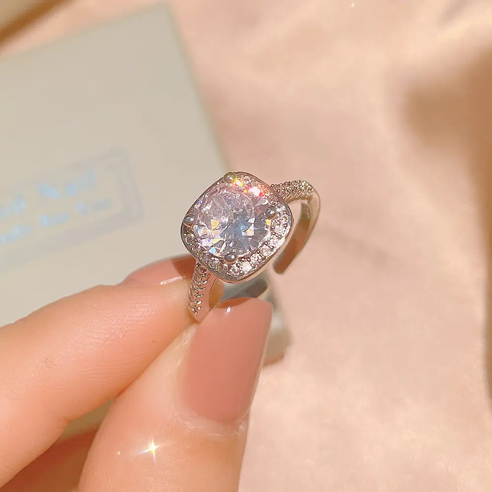 Tide Zircon Diamond Clavicle Set for Women — feature 4