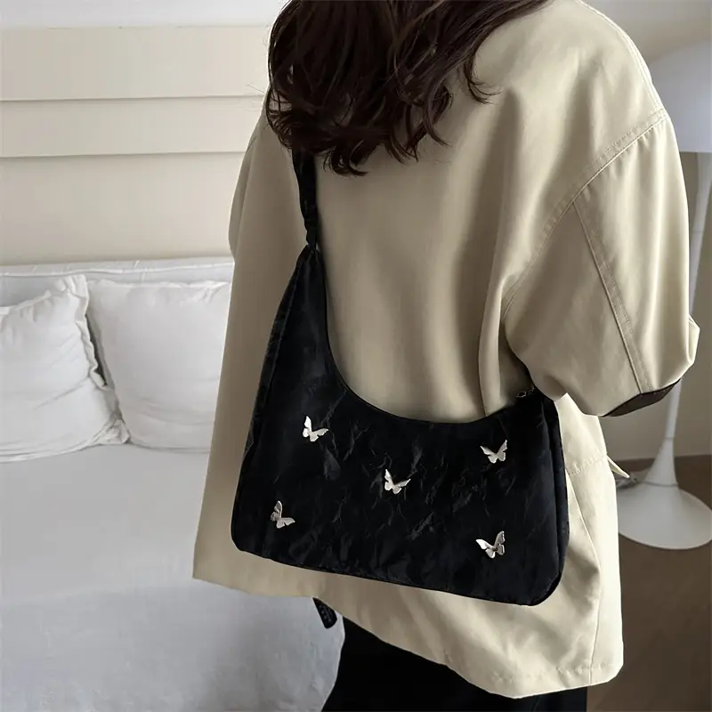 Light Gray Butterfly Crossbody Bag for Women - Image 5