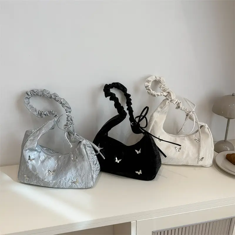 Light Gray Butterfly Crossbody Bag for Women - Image 7