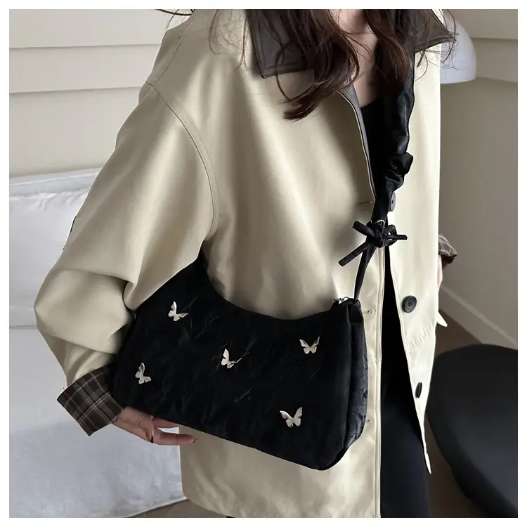 Light Gray Butterfly Crossbody Bag for Women — feature 13