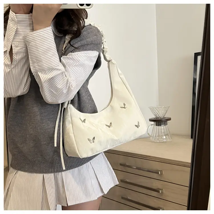 Light Gray Butterfly Crossbody Bag for Women — feature 32