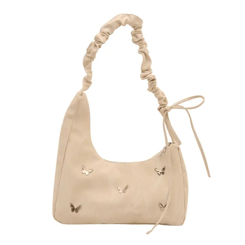 Light Gray Butterfly Crossbody Bag for Women - Image 2