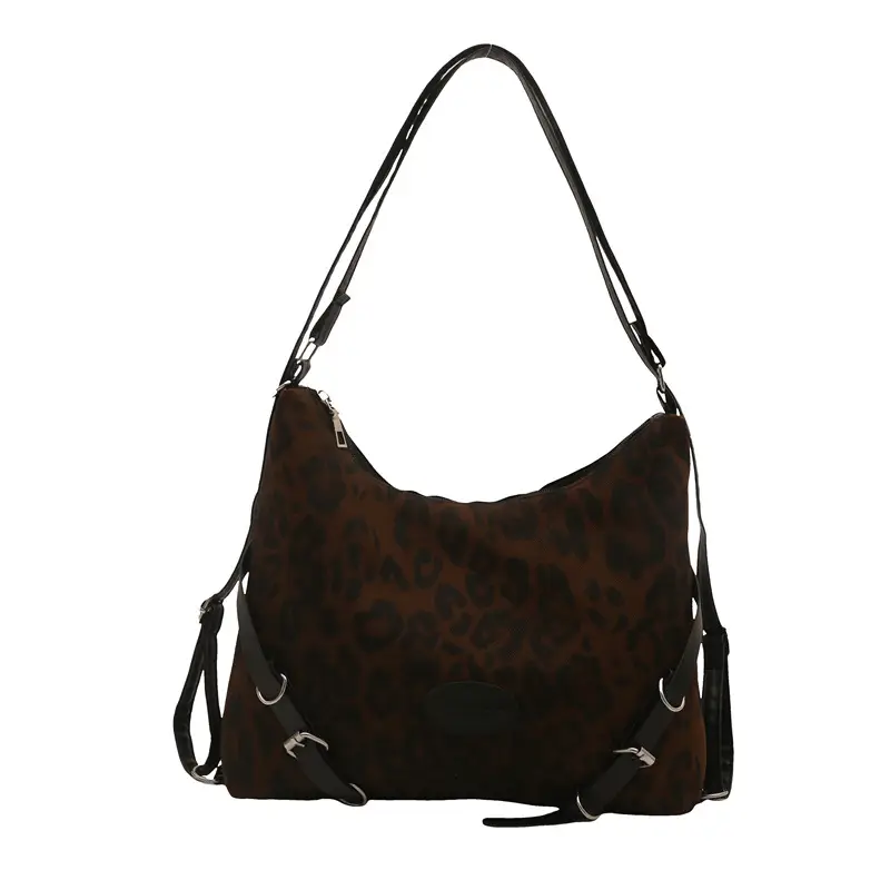 Korean Style Leopard Print Tote Bag Women 2024 - Image 6