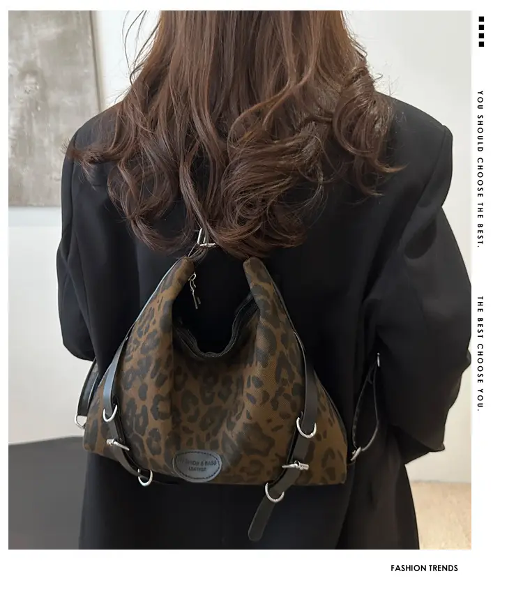 Korean Style Leopard Print Tote Bag Women 2024 — feature 2