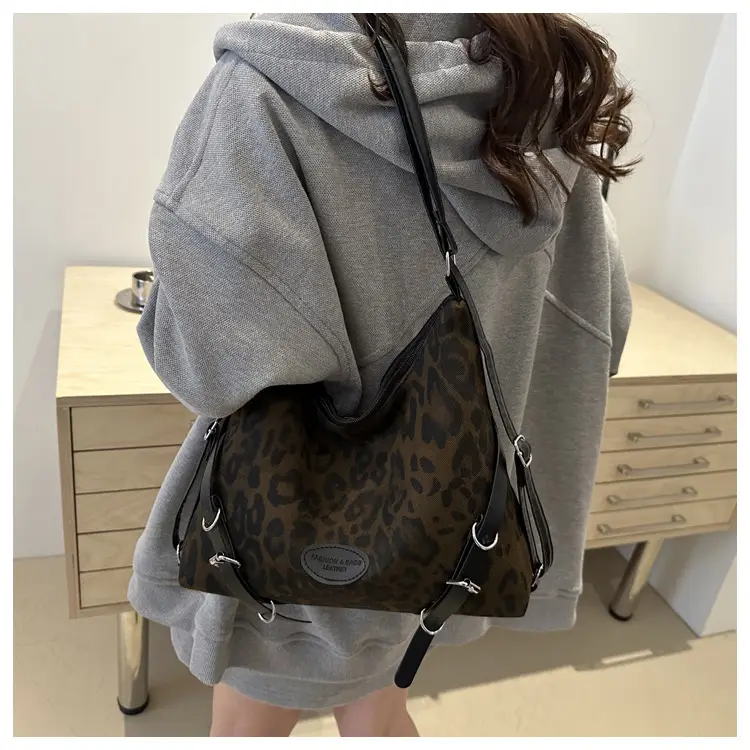 Korean Style Leopard Print Tote Bag Women 2024 — feature 20
