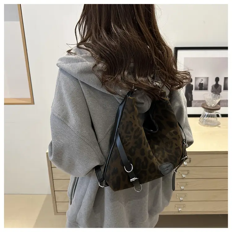 Korean Style Leopard Print Tote Bag Women 2024 — feature 23