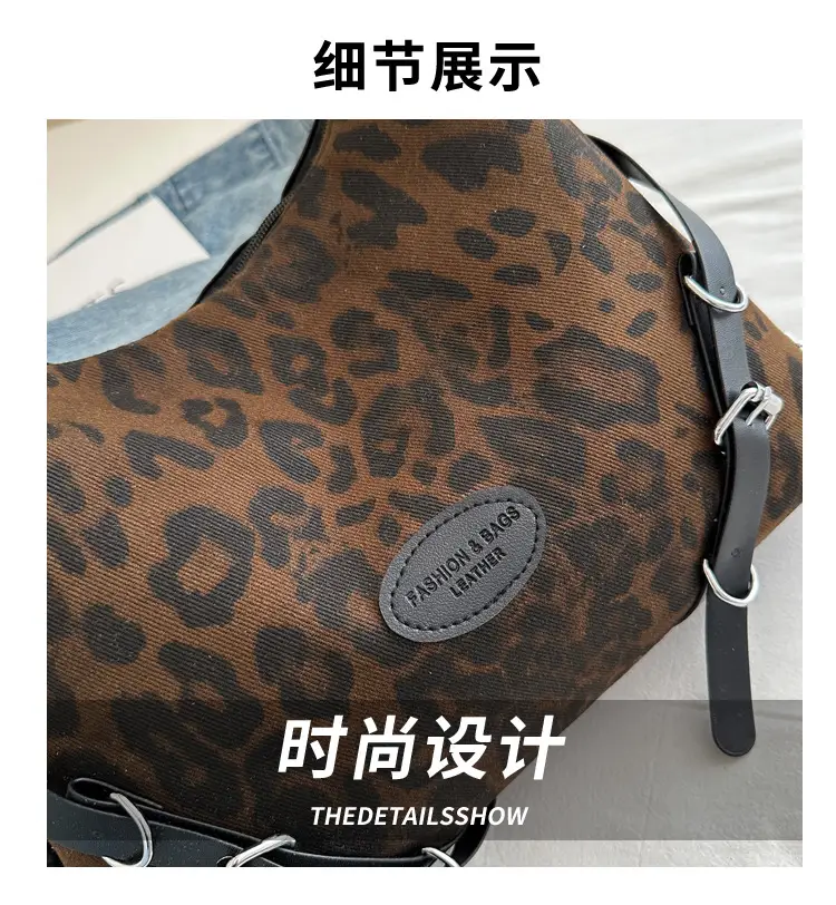 Korean Style Leopard Print Tote Bag Women 2024 — feature 4