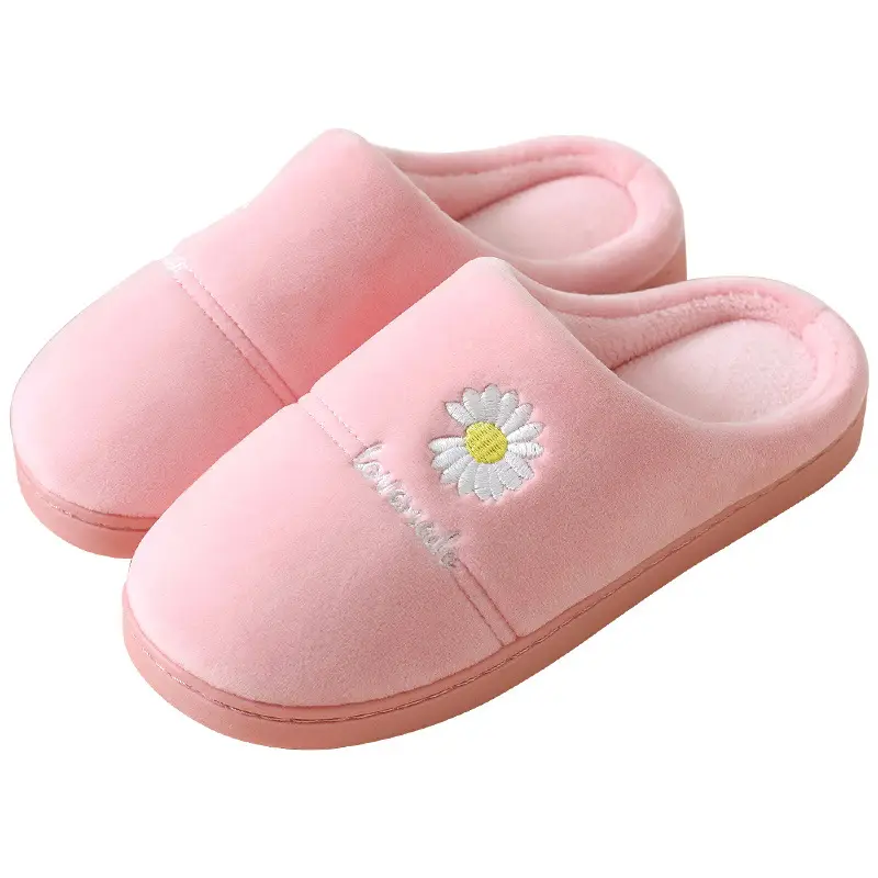 Cotton Slippers Autumn and Winter Women's New Men's Home Indoor and Outdoor Thick-Soled Thickened Warm Cotton Slippers Wholesale