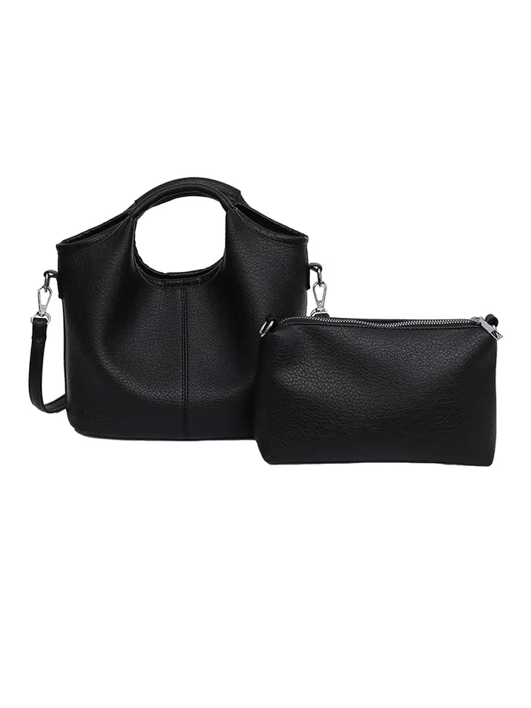 Black Leather Shoulder Bag for Women 2024 - Image 10