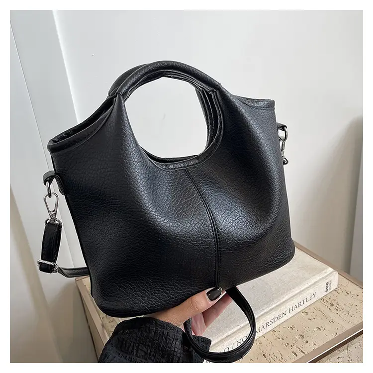 Black Leather Shoulder Bag for Women 2024 — feature 20