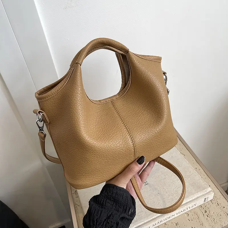 Black Leather Shoulder Bag for Women 2024 - Image 2