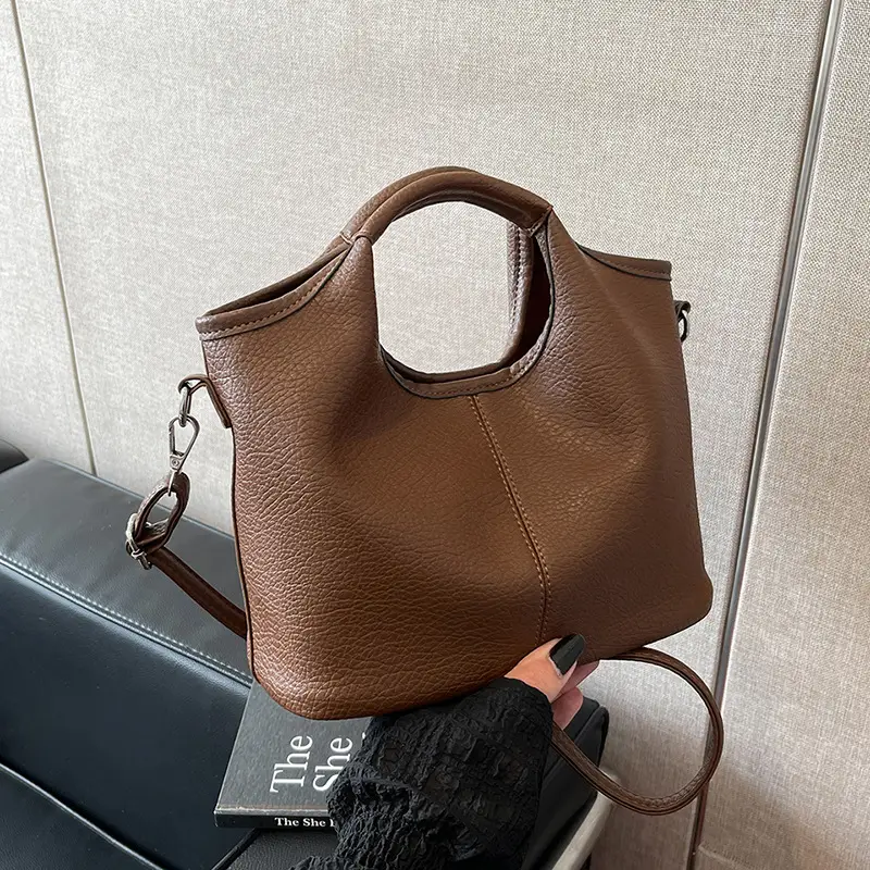 Black Leather Shoulder Bag for Women 2024 - Image 5