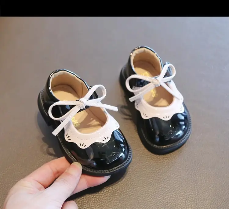 Female Baby Shoes One Year Old Spring and Autumn Children's Princess Shoes Baby Leather Shoes Breathable Non-slip Soft Bottom Toddler Shoes — feature 12