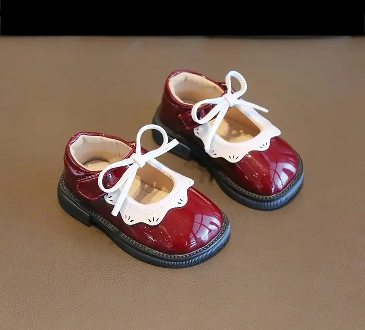 Female Baby Shoes One Year Old Spring and Autumn Children's Princess Shoes Baby Leather Shoes Breathable Non-slip Soft Bottom Toddler Shoes — feature 8