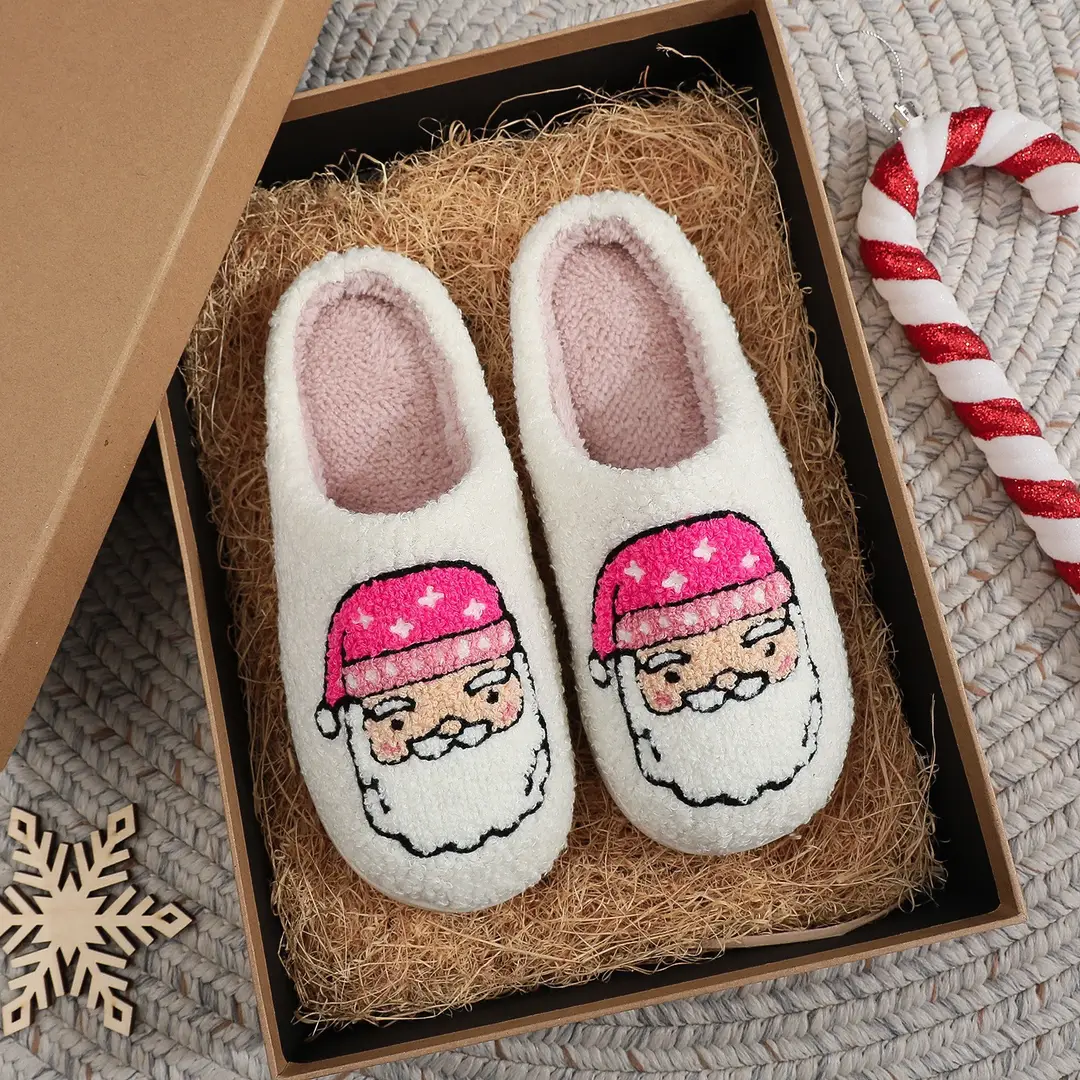 Amazon Grinch balloon Christmas Halloween explosion cotton slippers men and women home winter wool slippers cross-border — feature 20