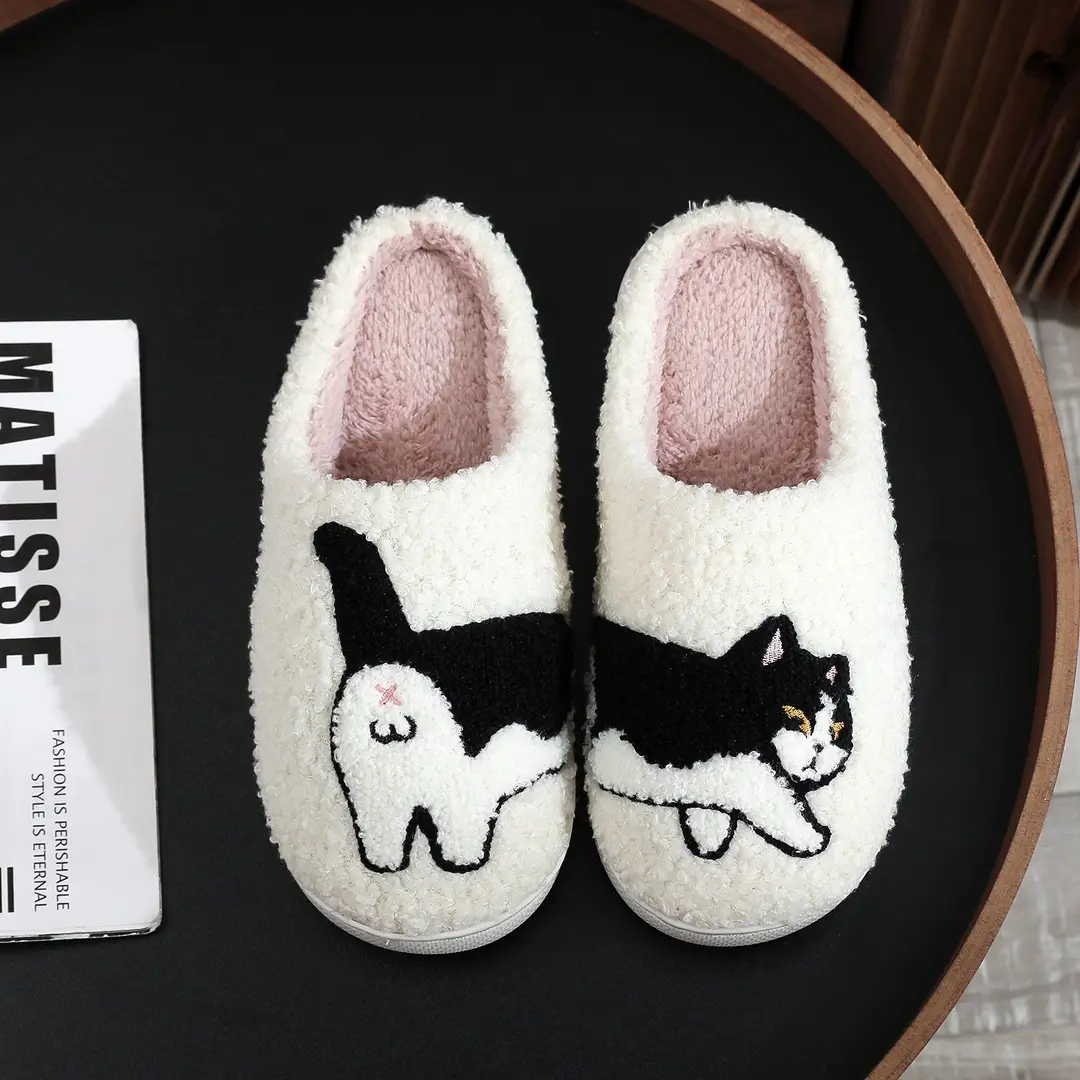 Amazon Grinch balloon Christmas Halloween explosion cotton slippers men and women home winter wool slippers cross-border — feature 21