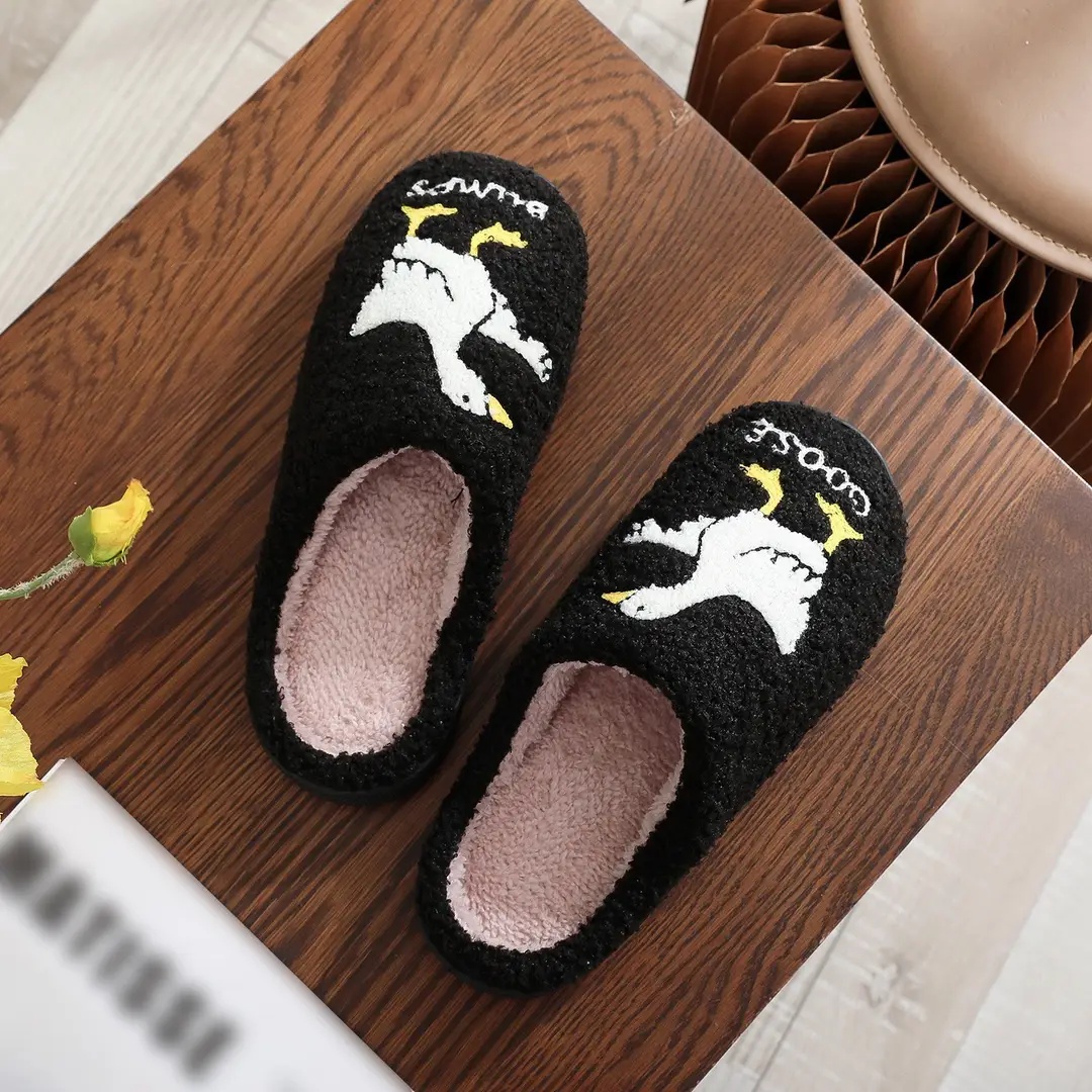 Amazon Grinch balloon Christmas Halloween explosion cotton slippers men and women home winter wool slippers cross-border — feature 23