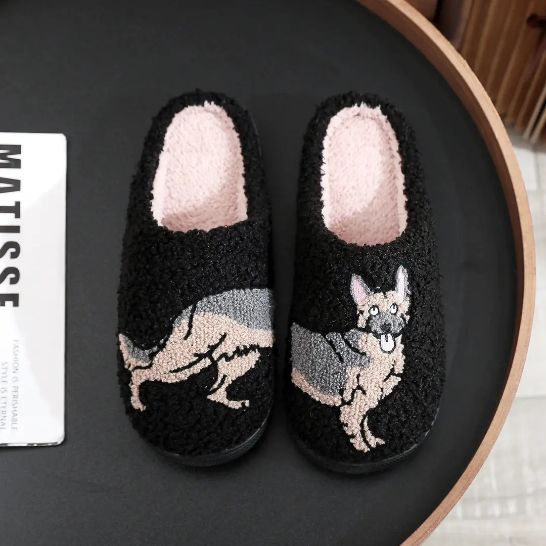 Amazon Grinch balloon Christmas Halloween explosion cotton slippers men and women home winter wool slippers cross-border — feature 31