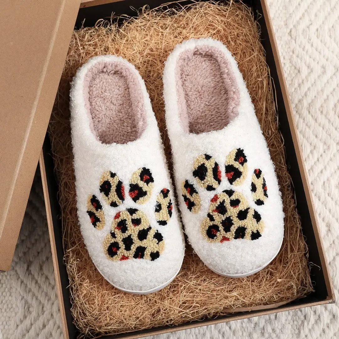 Amazon Grinch balloon Christmas Halloween explosion cotton slippers men and women home winter wool slippers cross-border — feature 35