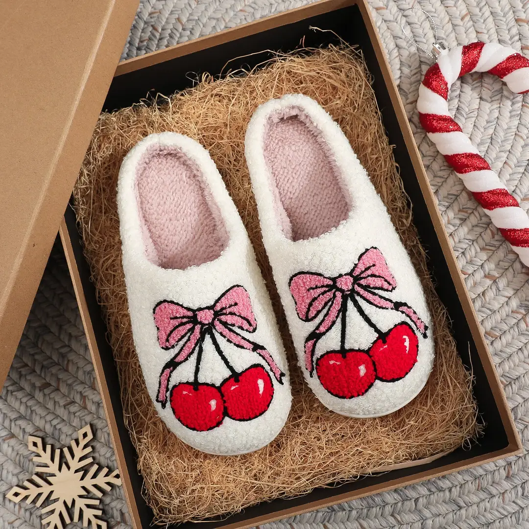 Amazon Grinch balloon Christmas Halloween explosion cotton slippers men and women home winter wool slippers cross-border — feature 40