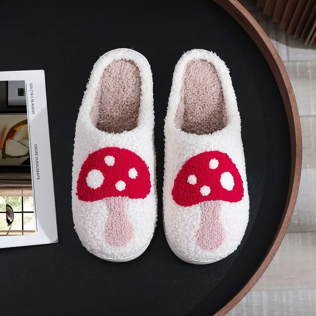 Amazon Grinch balloon Christmas Halloween explosion cotton slippers men and women home winter wool slippers cross-border — feature 42