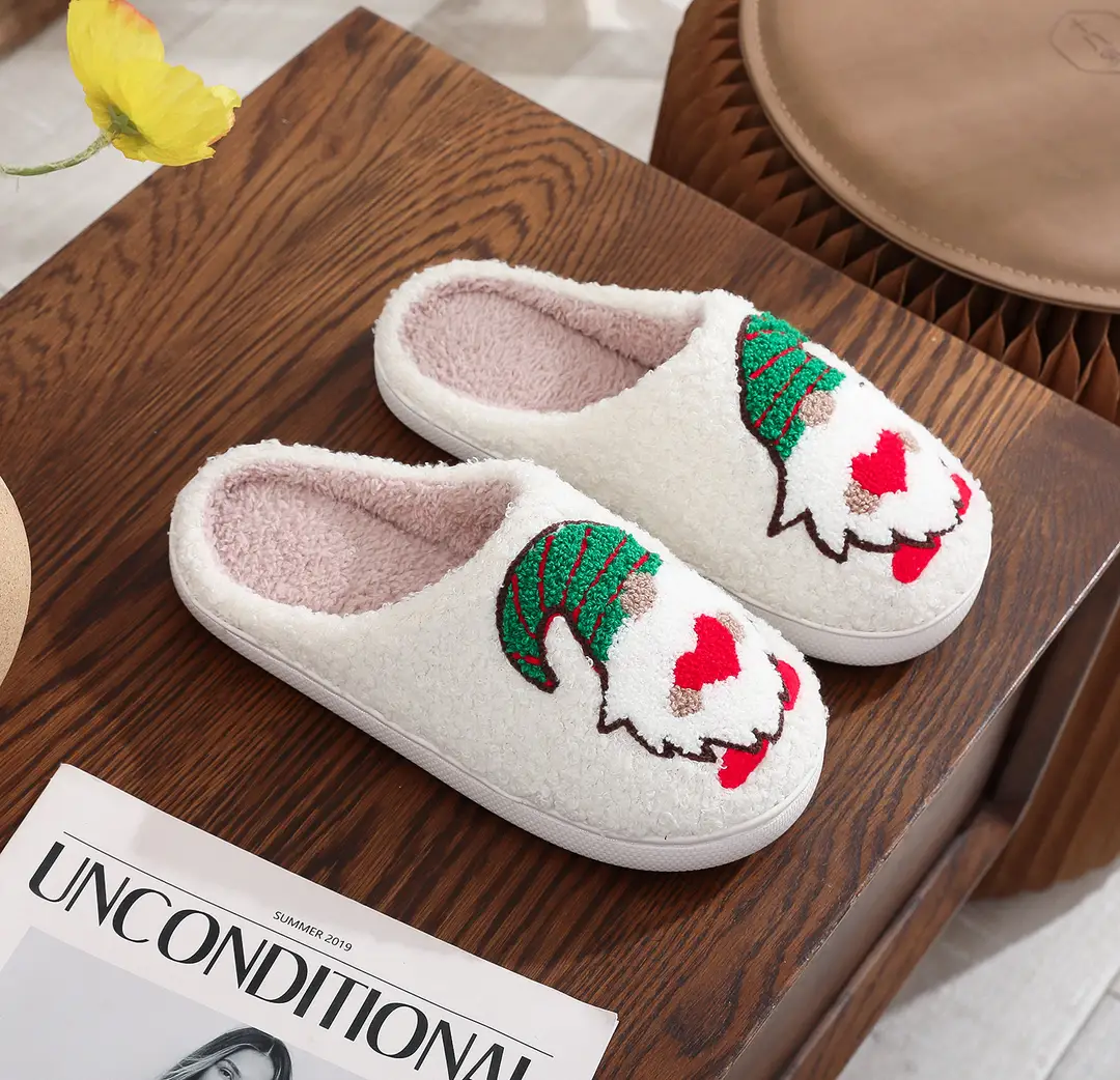 Amazon Grinch balloon Christmas Halloween explosion cotton slippers men and women home winter wool slippers cross-border - Image 3