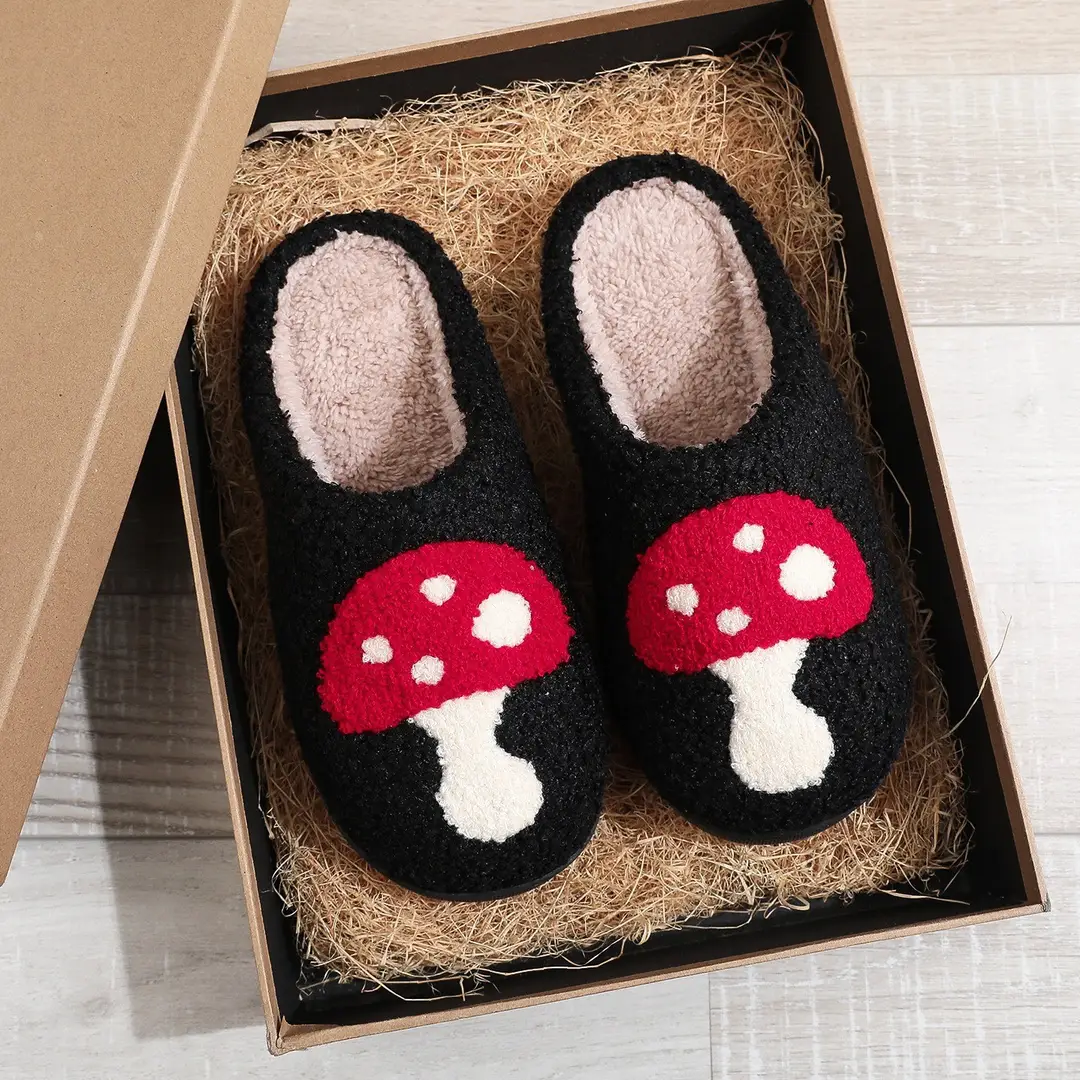 Amazon Grinch balloon Christmas Halloween explosion cotton slippers men and women home winter wool slippers cross-border - Image 38