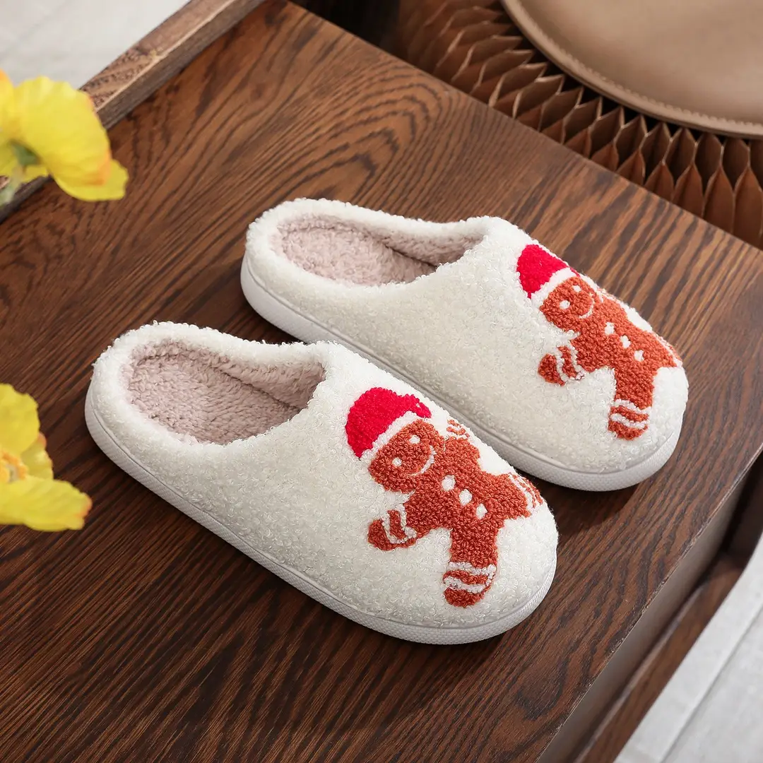 Amazon Grinch balloon Christmas Halloween explosion cotton slippers men and women home winter wool slippers cross-border - Image 4