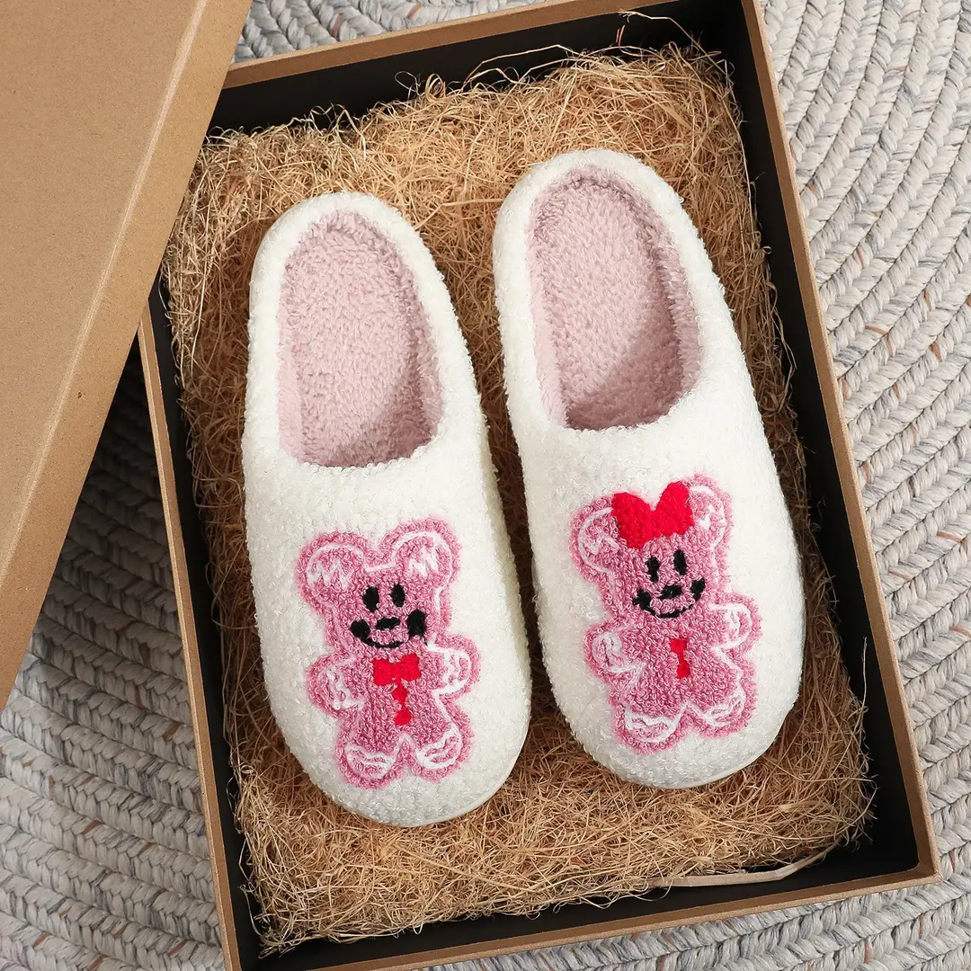 Amazon Grinch balloon Christmas Halloween explosion cotton slippers men and women home winter wool slippers cross-border - Image 48
