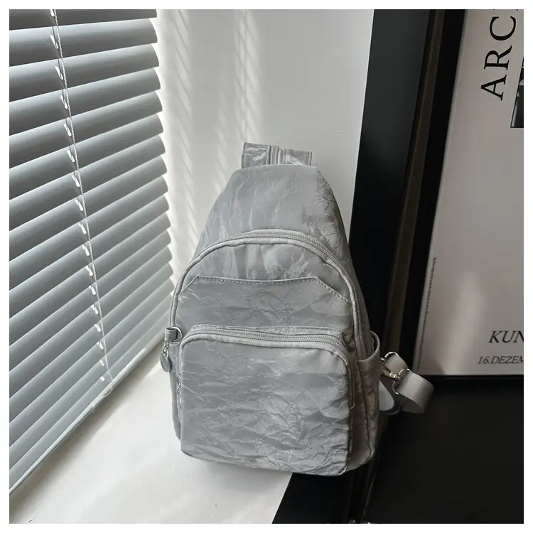 Women's Casual Crossbody Backpack 2024 Solid Color Large Capacity — feature 20