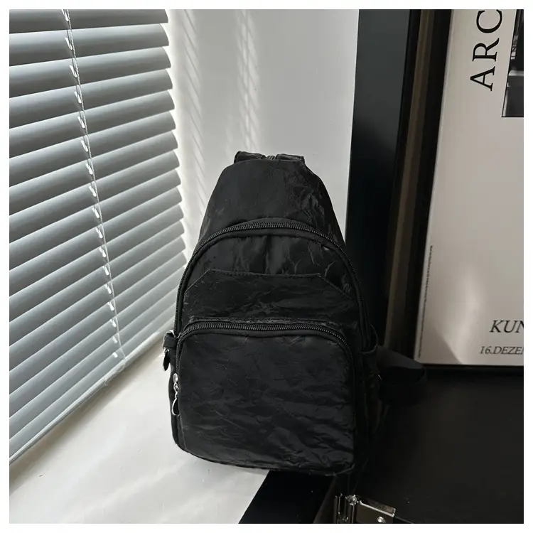 Women's Casual Crossbody Backpack 2024 Solid Color Large Capacity — feature 21