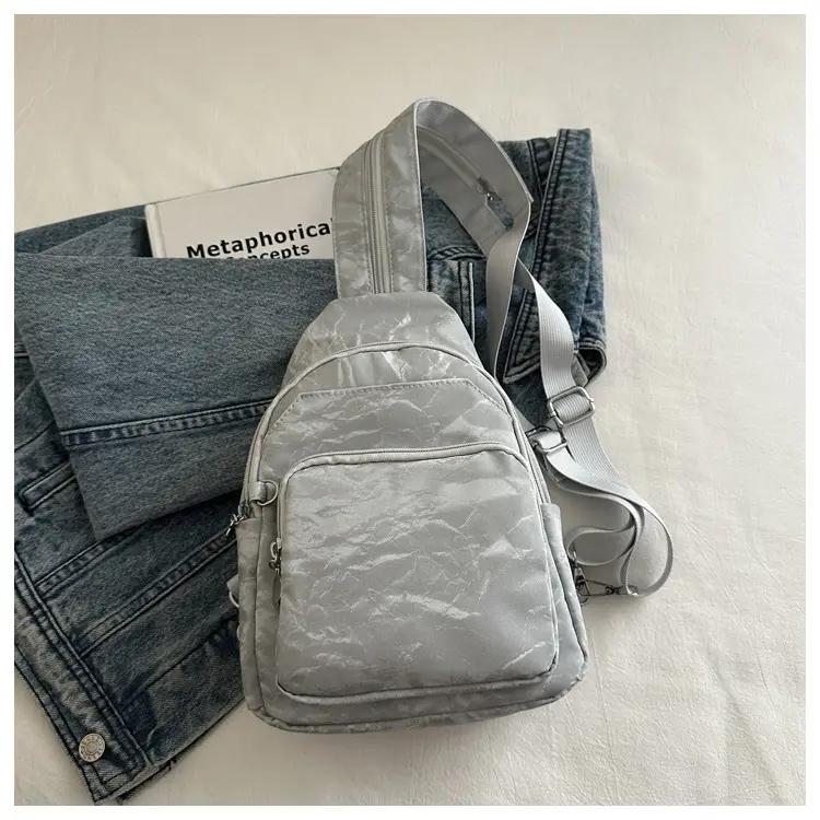 Women's Casual Crossbody Backpack 2024 Solid Color Large Capacity — feature 25