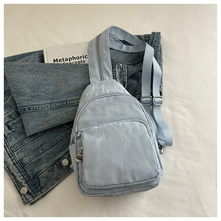 Women's Casual Crossbody Backpack 2024 Solid Color Large Capacity — feature 26