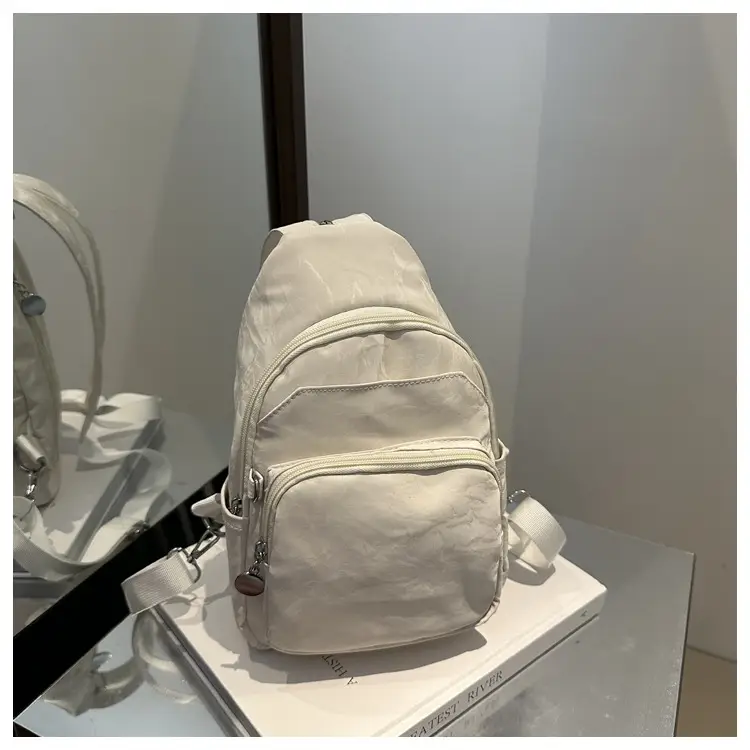Women's Casual Crossbody Backpack 2024 Solid Color Large Capacity - Image 4