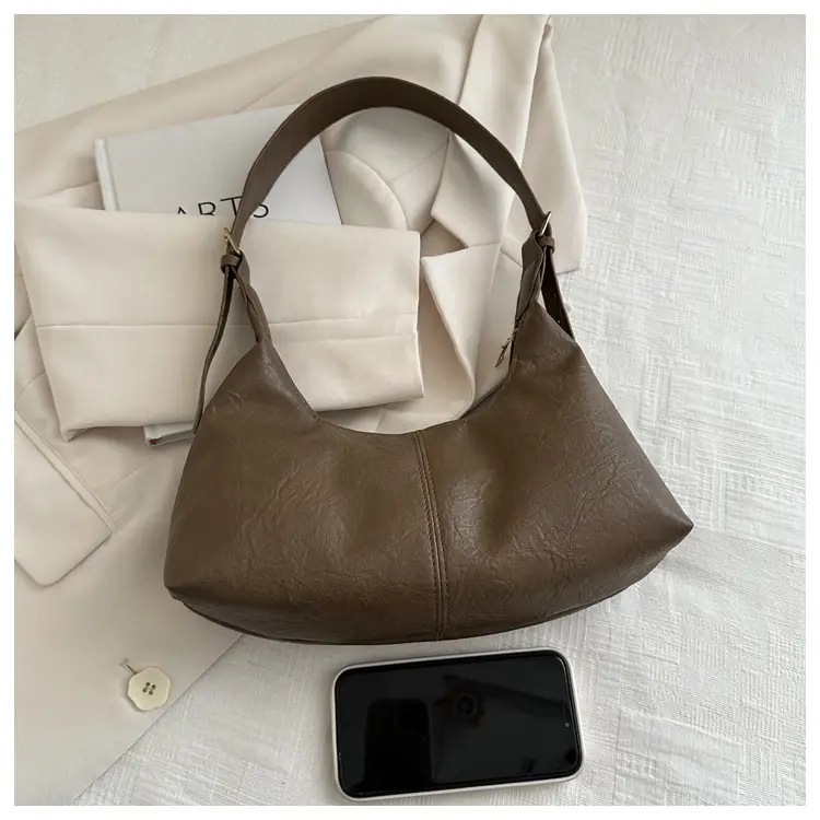 Black Frosted Shoulder Crossbody Bag Large Capacity — feature 10
