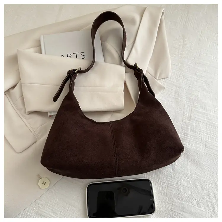 Black Frosted Shoulder Crossbody Bag Large Capacity — feature 20