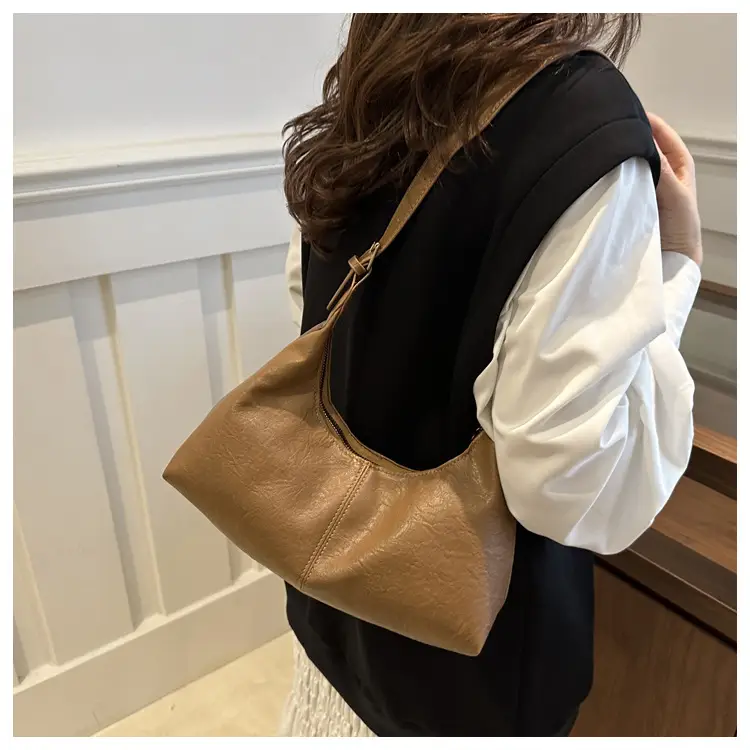 Black Frosted Shoulder Crossbody Bag Large Capacity — feature 40
