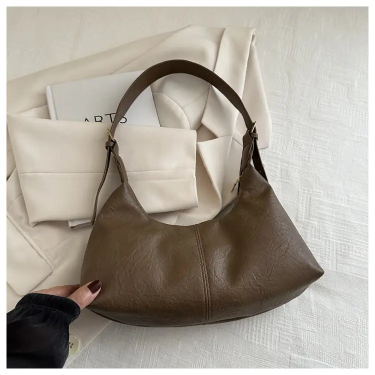 Black Frosted Shoulder Crossbody Bag Large Capacity — feature 9