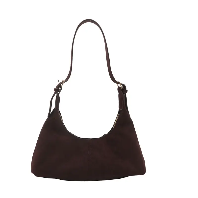 Black Frosted Shoulder Crossbody Bag Large Capacity - Image 4
