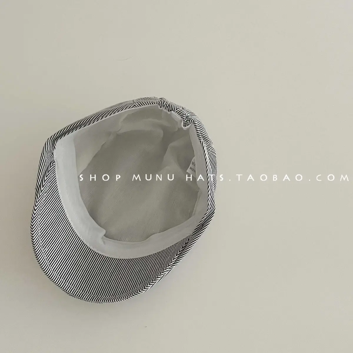 Baby Striped Hat Sunshade Cap Gray — feature 23