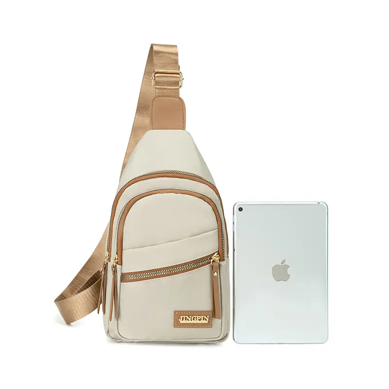 Green Korean Style Multi-layer Chest Bag for Women - Image 12