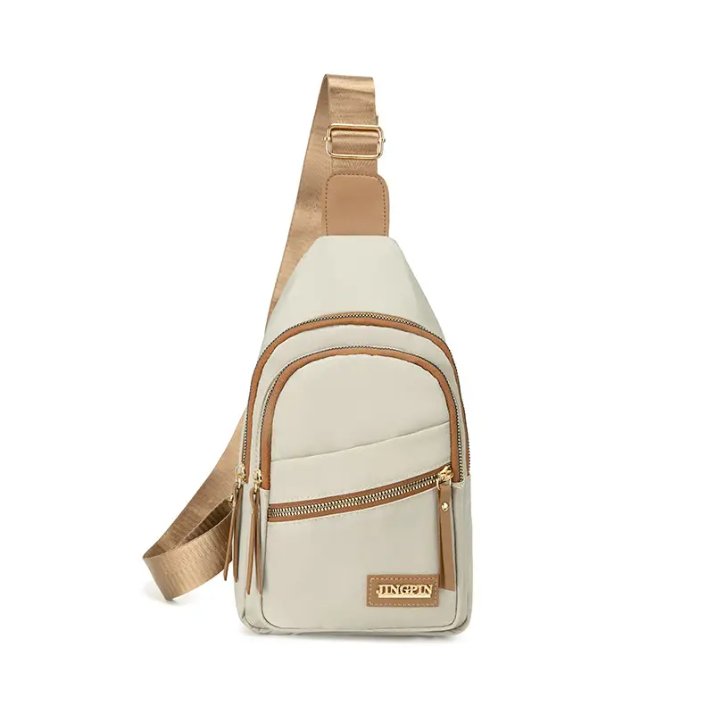 Green Korean Style Multi-layer Chest Bag for Women - Image 2