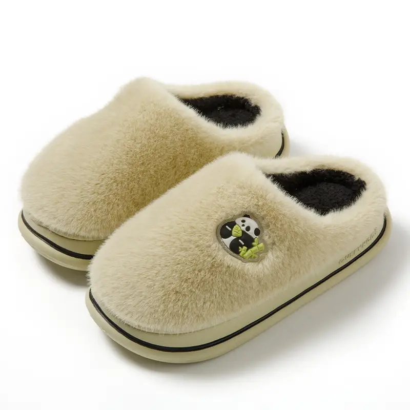 Cotton Slippers for Women in Winter 2026 New Model That Can Be Worn Outside the Home, Warm and Non-Slip Thick-Soled Couple's Cotton Slippers for Men in Winter - Image 9