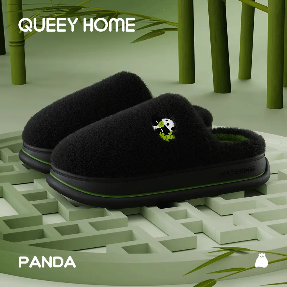 Cotton Slippers for Women in Winter 2026 New Model That Can Be Worn Outside the Home, Warm and Non-Slip Thick-Soled Couple's Cotton Slippers for Men in Winter - Image 4